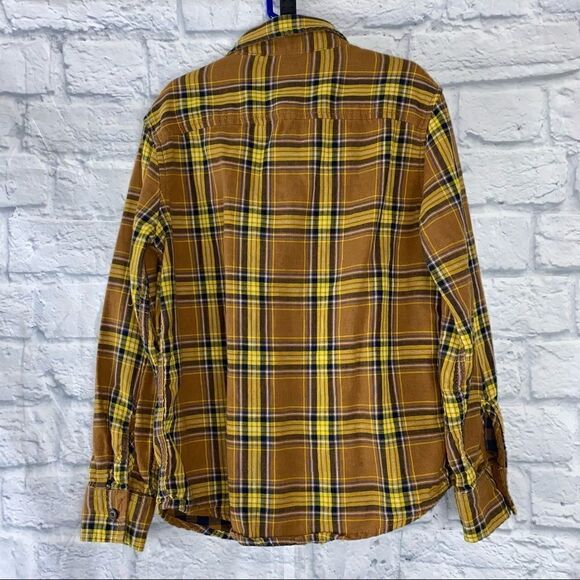 Wonder nation button down plaid flannel shirt boys size Medium 8 - Picture 5 of 5